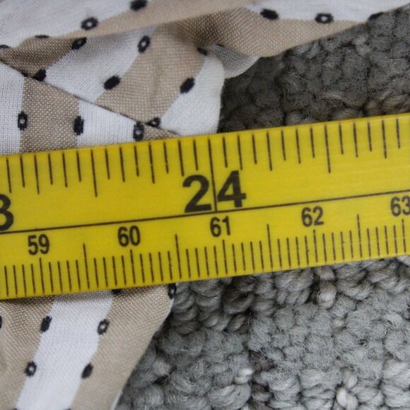 Bugatchi UOMO Shirt Mens Medium M Beige Striped Button Down Long Sleeve Collared - Picture 9 of 10